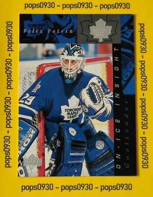 Felix Potvin, Toronto Maple Leafs, 1997, Upper Deck, On Ice Insight, #360