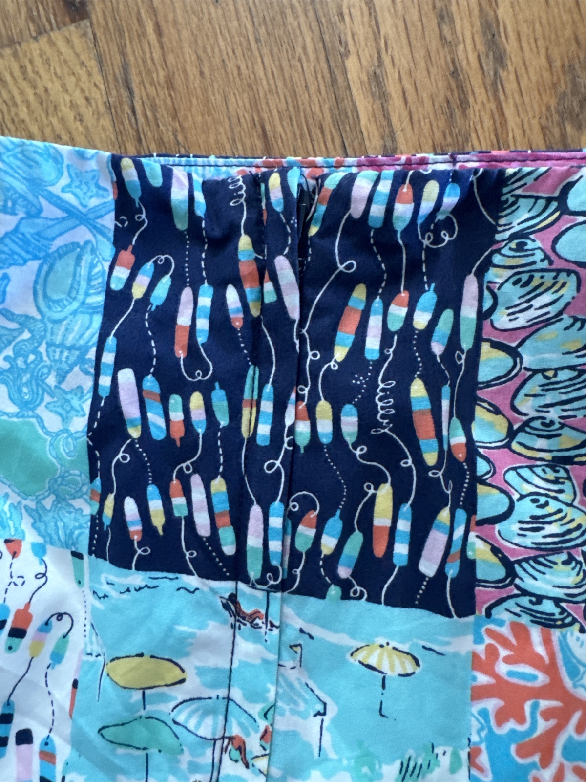 LILLY PULITZER PATCHWORK NAUTICAL PRINT SKORT 100… - image 4