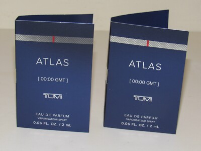 2 Tumi Atlas [00:00 GMT] Eau de Parfum 0.12 Oz 4 mL TOTAL Perfume For Men