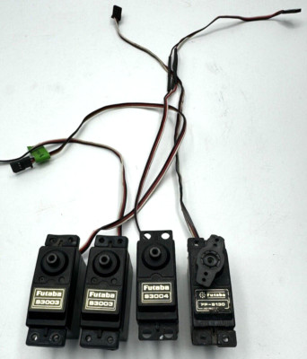 FUTABA  LOT OF 4  TWO S3003, ONE S3004 AND ONE FP-S130 RECEIVERS