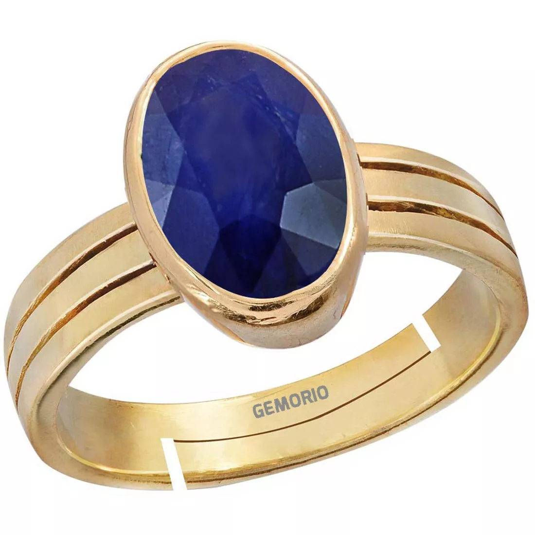 Blue Sapphire Neelam 3 carat 3.25 ratti Gem Stone Panchdhatu