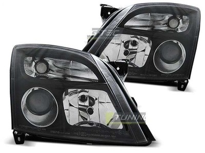 Headlights for Opel VECTRA C 02-05 Black WorldWide FreeShip US LPOP87W XINO US