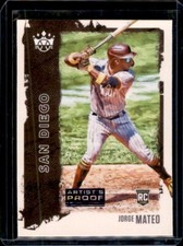 2021 Panini Diamond Kings - [Base] - Artist Proof Blue #61 - Jorge Mateo rc