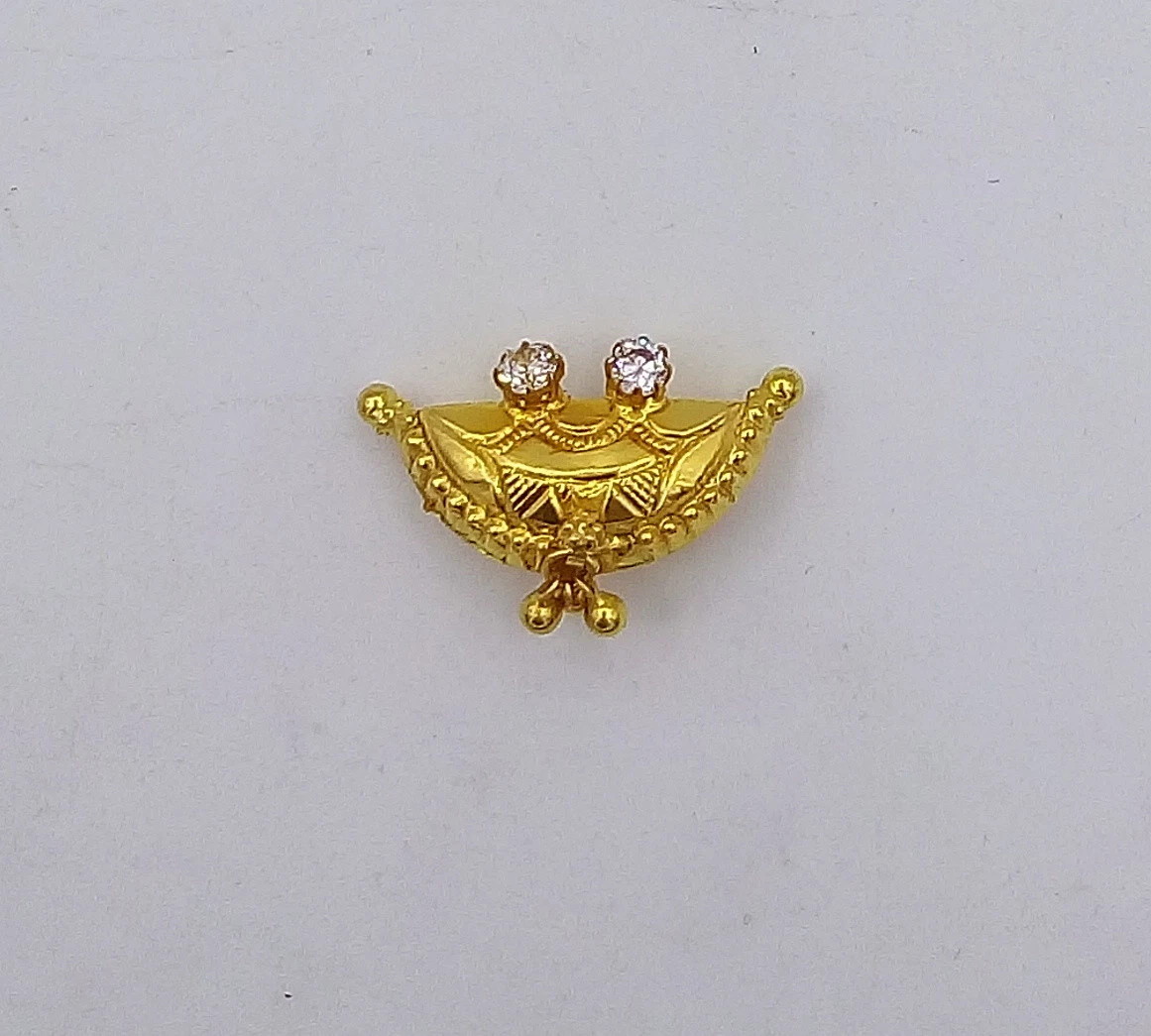 AUTHENTIC VINTAGE ANTIQUE GOLD PENDANT NECKLACE AMULET BEAUTIFUL
