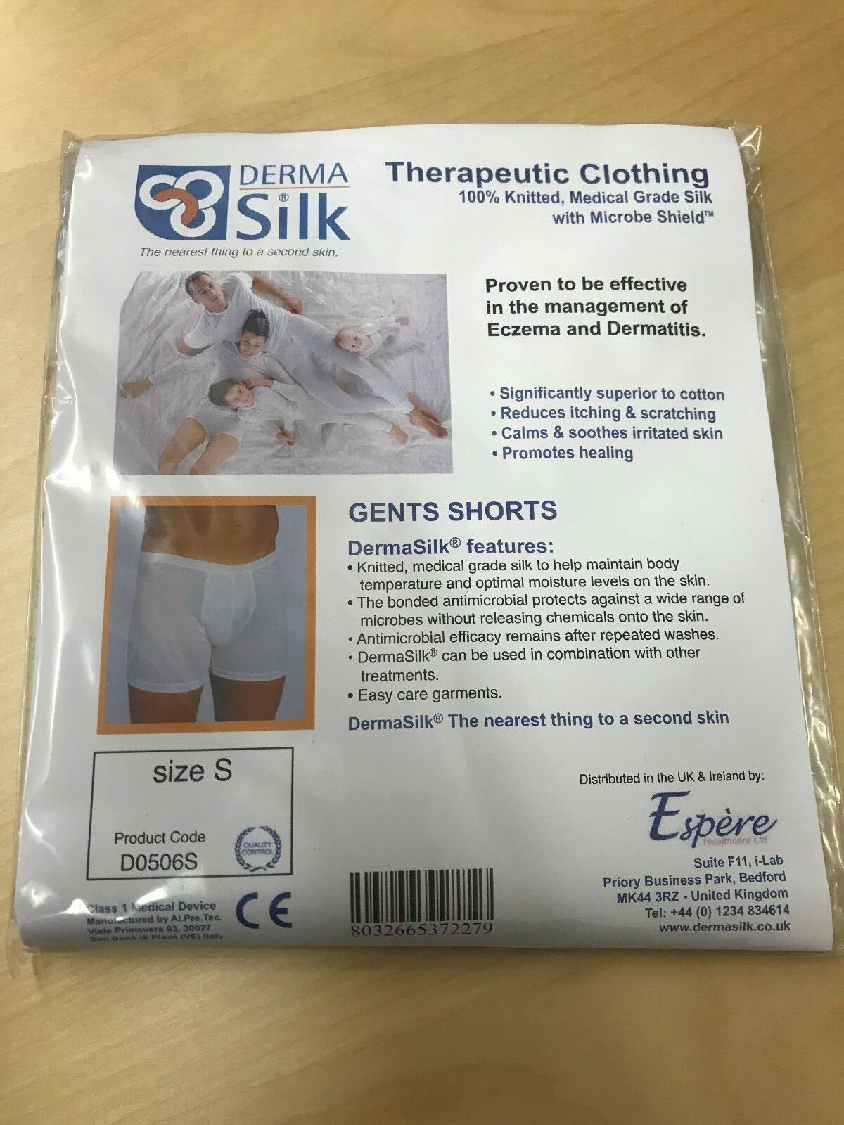 DermaSilk Gent's Medical Boxers for Sensitive Skin Conditions eBay