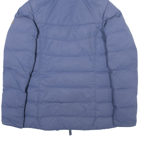 JACK WOLFSKIN Womens Puffer Coat Blue Hooded UK 8 - Picture 6 of 6