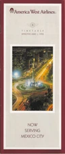 America West Airlines system timetable 6/1/92 [0123] Buy 4+ save 25%