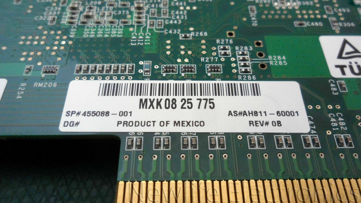 HP 455088-001 4GB PCIe x8 4-port Fiber Channel Adapter