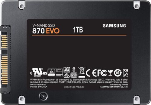 Samsung 870EVO SSD 2TB 1TB 250GB 500GB 2.5Inch SATAIII Solid State Drive New Lot - Picture 8 of 13