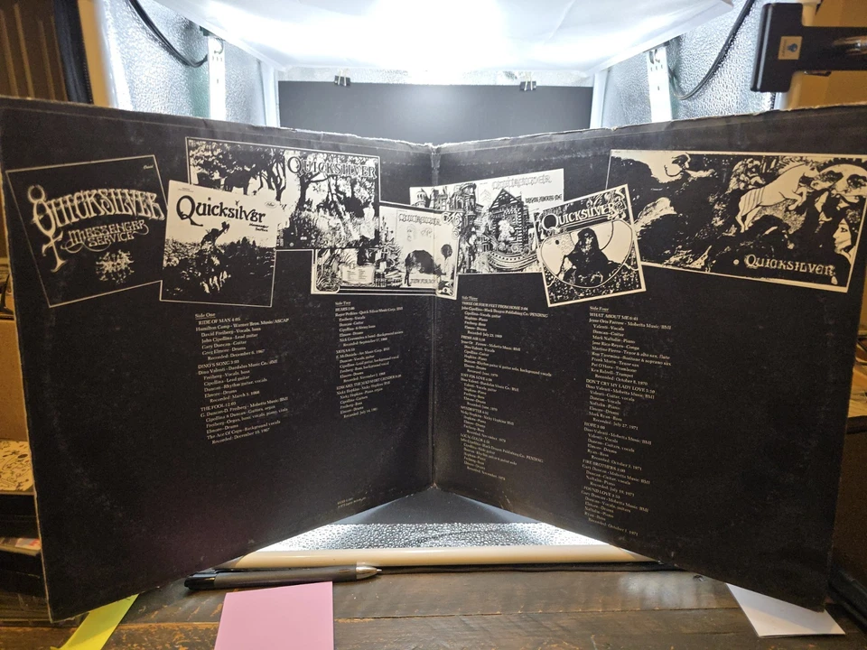 Quicksilver Anthology 2LP Capitol SVBB-11165 Jacksonville FIRST Press VG+/G+ - Image 3 of 4