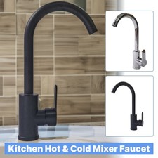 1X Hot Cold Bathroom Kitchen Sink Faucet Mixer Sprayer Single Handle Water Tap