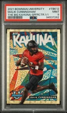 2021 Bowman University The Big Kahuna Malik Cunningham Superfractor 1/1 PSA 9
