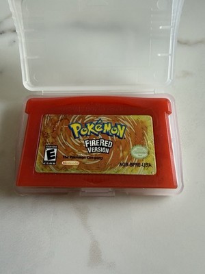 Pokémon Fire Red (2004) Nintendo Game Boy Advance Authentic Game