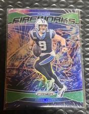 2024 Panini Prizm - Fireworks Bryce Young #14 Green Prizm - CAROLINA PANTHERS