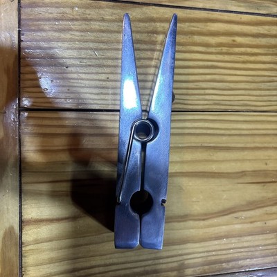 Claes Oldenburg Style Modern Pop Art Sculpture Lg Clothespin Chrome MCM