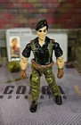 GI JOE ~ 1985 FLINT ~ HIGH  GRADE & UNCRACKED~ GREEN BERET ~100% & CARD