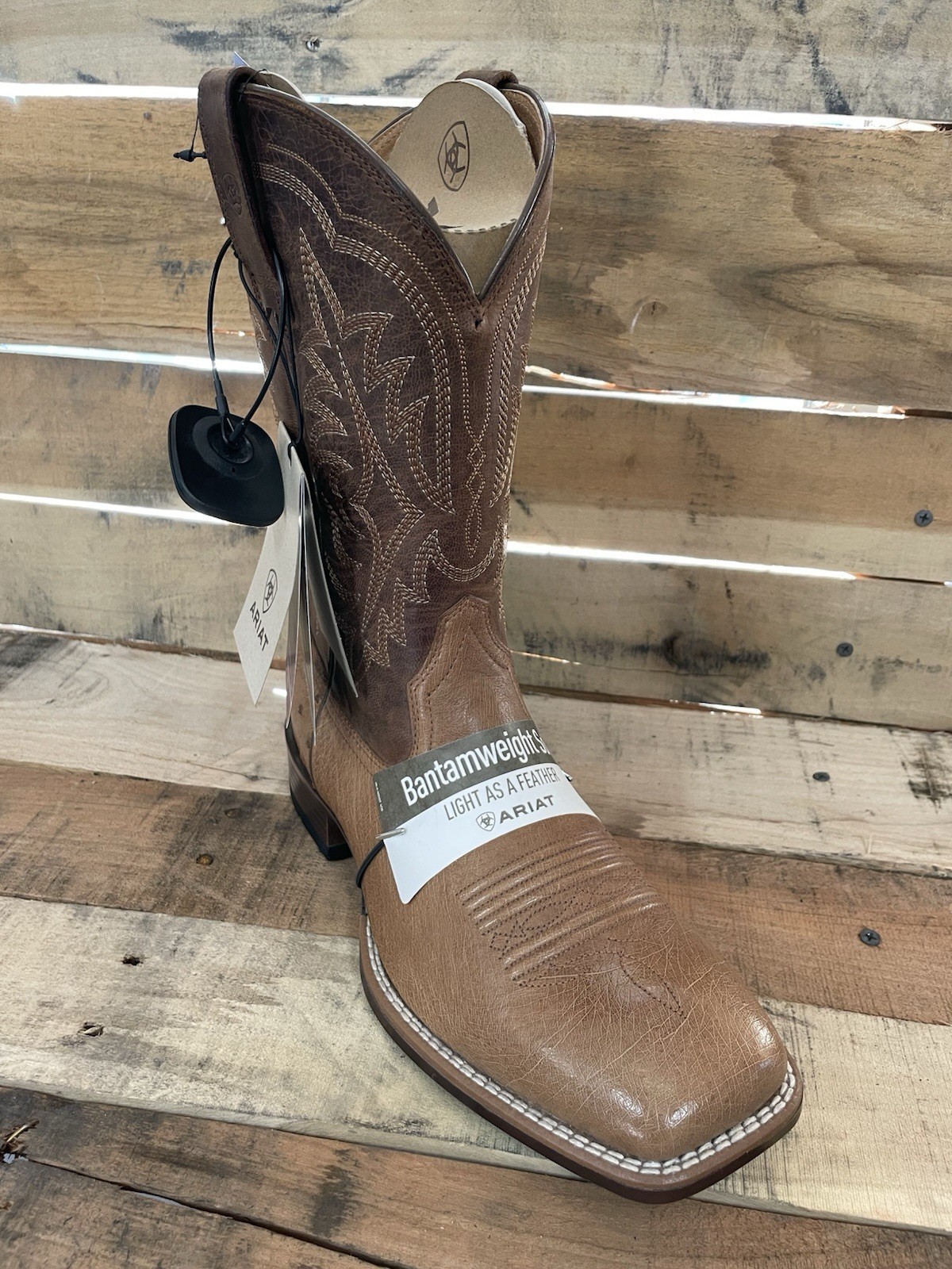 's Night Life Ultra Smooth Ostrich Square Toe Cowboy Boots S