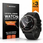 3x Tempered Glass Screen Protector For Fenix 8 7 6 6X Pro Solar Sapphire Cable