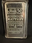 10 oz Johnson Matthey .999 Fine Silver JM Bar In Original Packaging 10oz Ounce