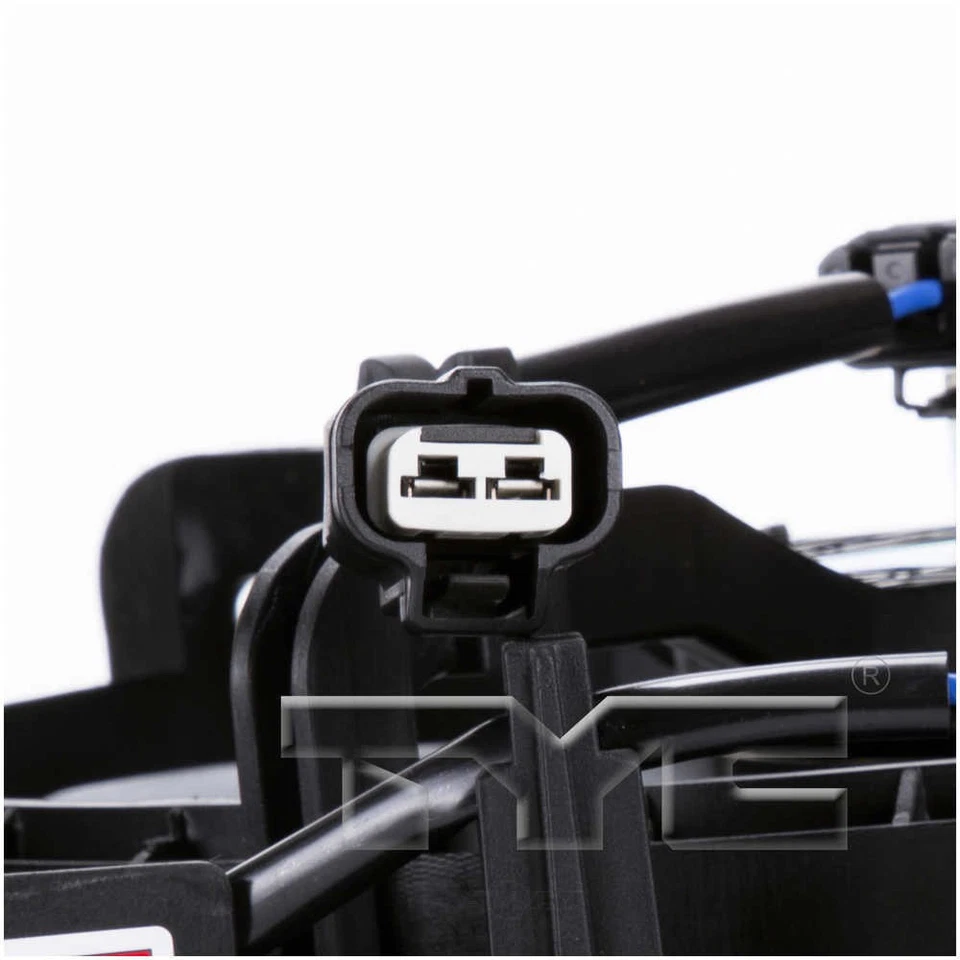 Вентилятор радиатора в сборе для 2003-2007 Mitsubishi Lancer 2,0 л 4 цилиндра 2004 2005 TYC - Изображение 3 из 3