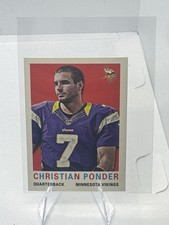 2013 Topps Christian Ponder #10 1959 Minis Minnesota Vikings