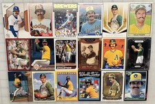 ROLLIE FINGERS - Huge 18 card lot! Upper Deck-Fleer+ PADRES-BREWERS-A’s! HOF $$$