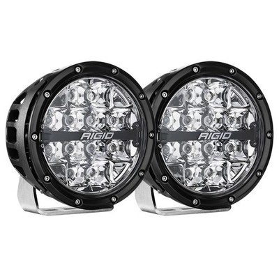 RIGID Industries 360-Series RGBW 6'' Offroad Lamp Spot Beam w/RGBW Backlight Pods