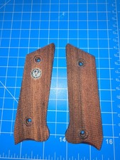 Ruger Standard Mark I Mk I A100 Frame Pistol Grips Wood Checkered Vintage 3