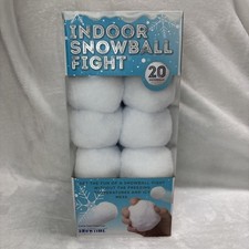 Indoor Snowball Fight Set Of 20 Original Fun Winter Fun Indoors