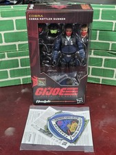 Cobra Rattler Gunner GI Joe Classified Series 185 HasLab Figure NEW With Patches