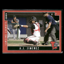 AJ Jimenez 2009 Lansing Lugnuts Team Set Baseball Card MLB NM