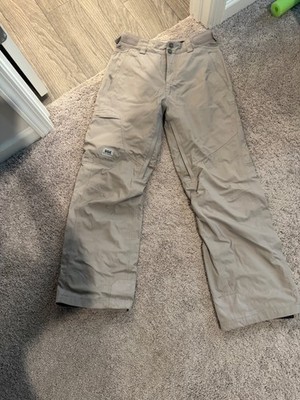 Helly Hansen HellyTech Insulated Ski Snow Pants Women s M Beige Waterproof