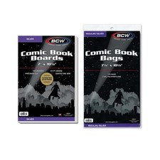 Silver Age Comic Book Bags and Boards 100 Total Packs Acid-Free Comic Boo...