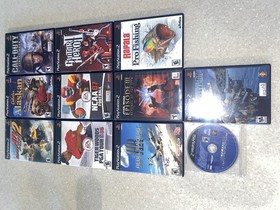 Sony PlayStation 2 PS2 Slim Console Bundle 10x Games, Controller & Memory Card
