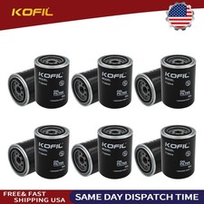 6PCS T19044 Spin On Oil Filter for John Deere Tractors
