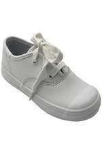 Keds Toddler's Unisex Core Champion Lace Toe Cap Sneaker White Leather