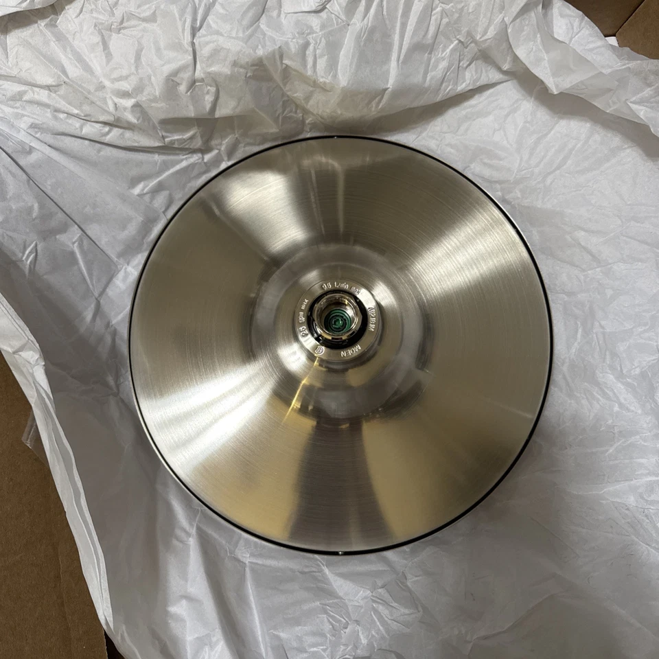 Cabezal de ducha de lluvia Moen S112BN Waterhill 2,5 GPM 10" función única - níquel NUEVO Foto 2 de 4