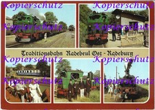 Ansichtskarte Traditionsbahn Radebeul Ost-Radeburg ungelaufen Bild u. Heimat DDR