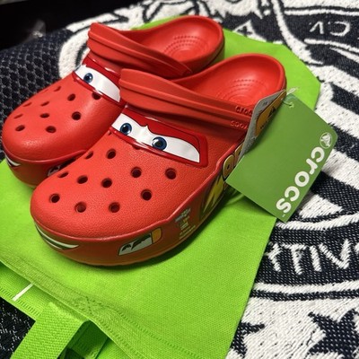  ️ Crocs Classic Clog Lightning McQueen 4 Mens 6 Women's Limited Edition.