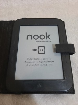 Barnes & Noble Nook Simple Touch 2GB, Wi-Fi, 6in eBook Reader - Black