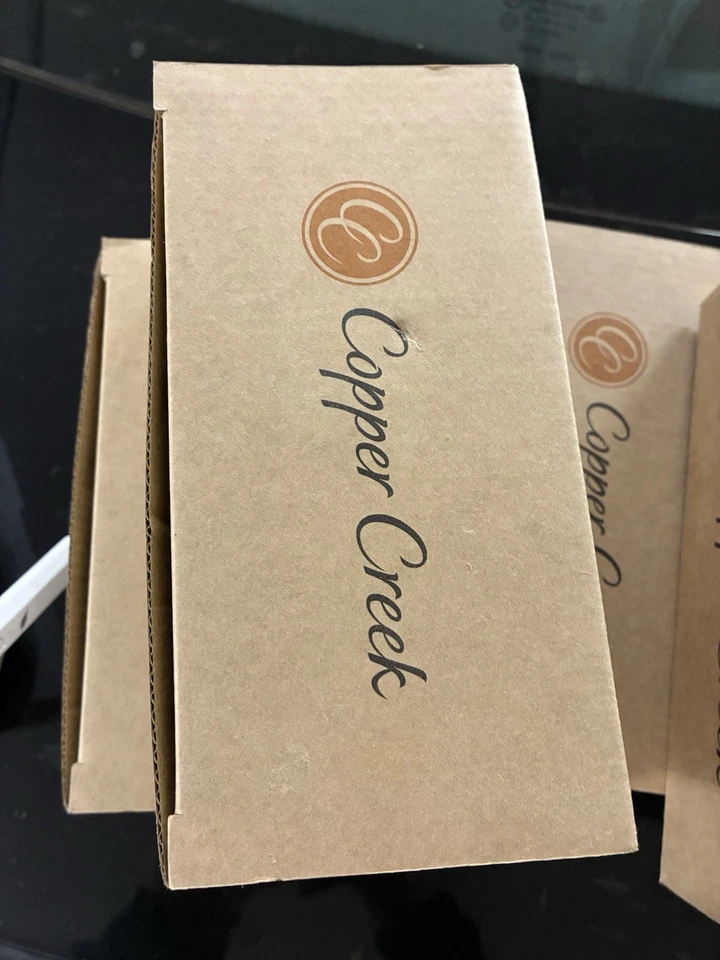 Juego de 5 perillas de puerta coloniales Copper Creek CK2020BC, función de paso recubiertas de negro Foto 4 de 4