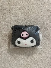 SANRIO BLACK KUROMI POUCH BAG WITH SHOULDER STRAP 1 