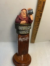 SAM ADAMS GRUMPY MONK BELGIAN draft beer tap handle. BOSTON, MASSACHUSETTS