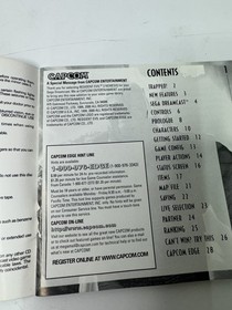 Resident Evil 3 Nemesis Manual  (ONLY) Sega Dreamcast Capcom Rare