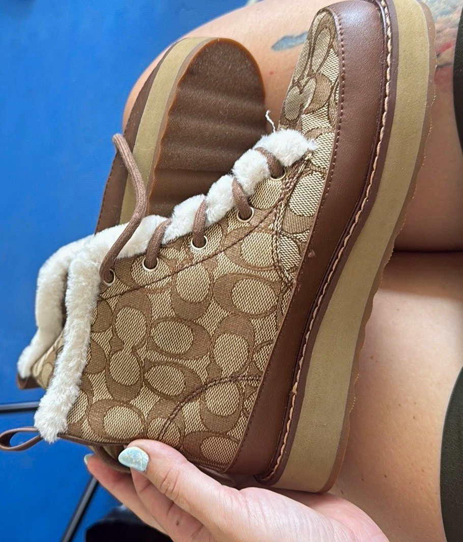 Coach Women's Lace Up Boots for sale | eBay