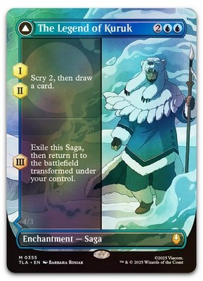 The Legend of Kuruk (Borderless) #355 (Foil) NM Avatar: The Last Airbender