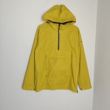 Mousqueton Jacket Small Yellow Smock Lightweight Waterproof Fisherman Hooded