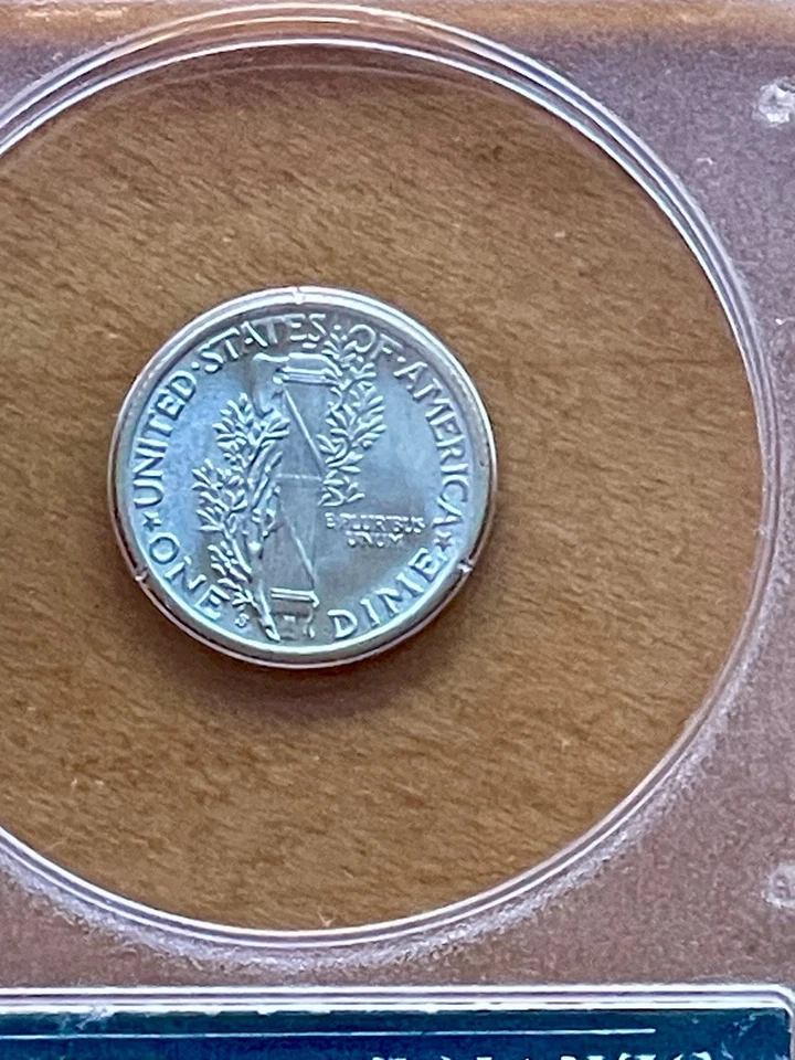 1940-S MS65 10¢ PCGS RATTLER -Free Shipping! - Image 4 of 4