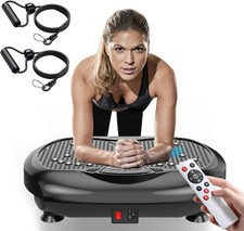 Vibration Plate Exercise Machine Whole Body Workout Platform Lymphatic Drainage