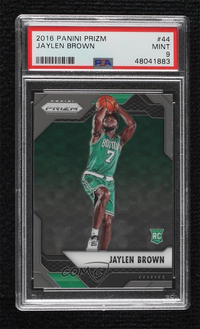 2016-17 Panini Prizm Jaylen Brown #44 PSA 9 MINT Rookie RC 04m8
